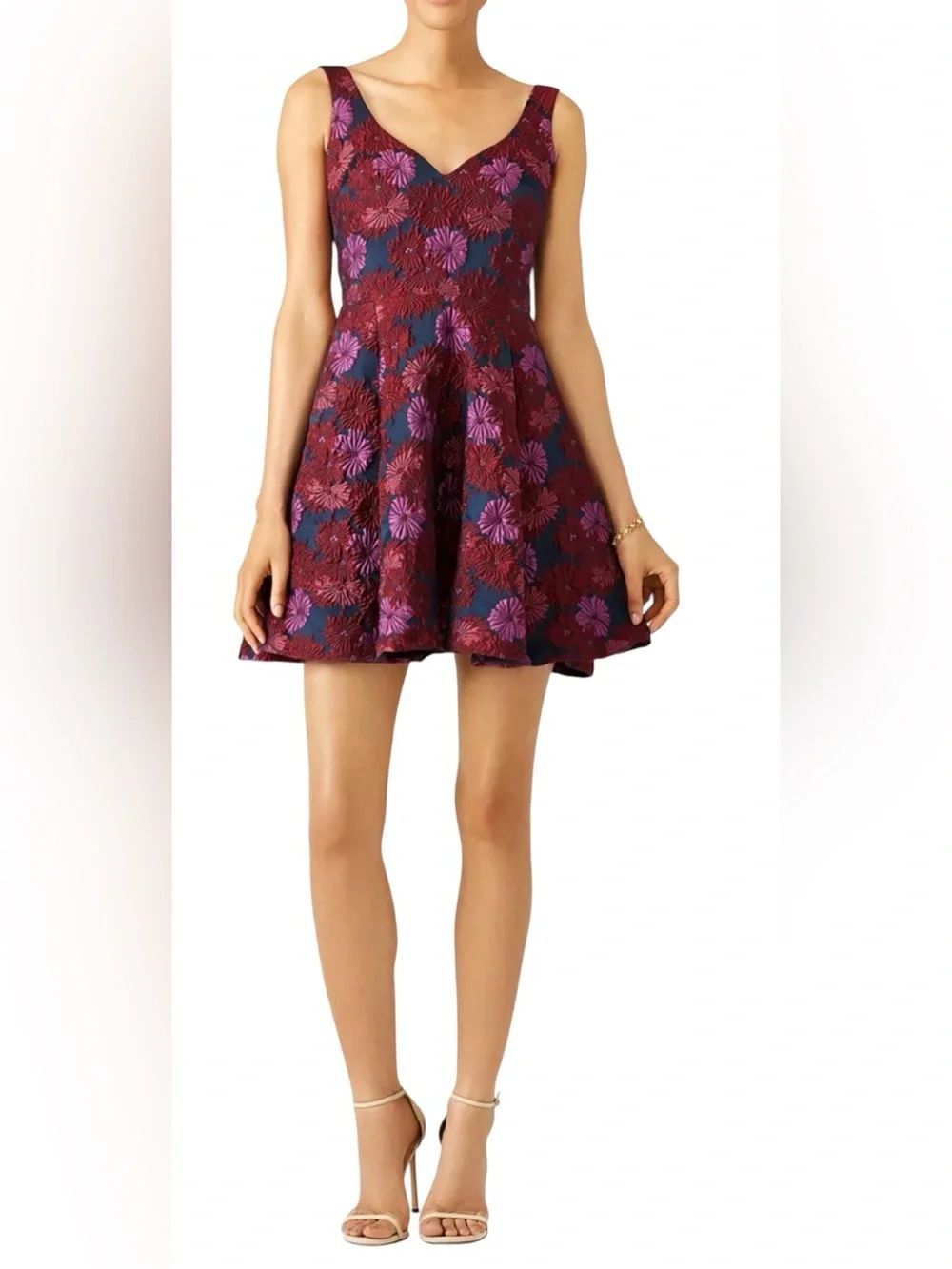 Nicole Miller Wildflowers Sweetheart Dress Size 8